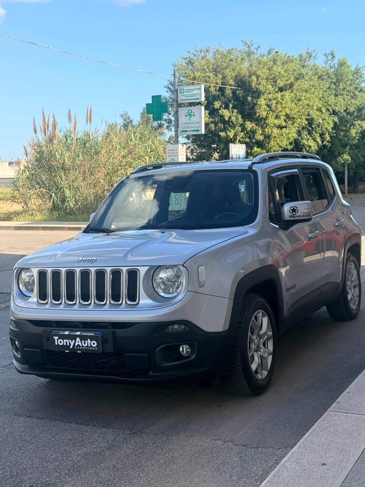 Jeep Renegade 1.4 GPL Limited 140cv NAVI,BLOCK SHAFT ,ANDROID AUTO,SENS.PARK.KM CERTIFICATI,UNI PROP.