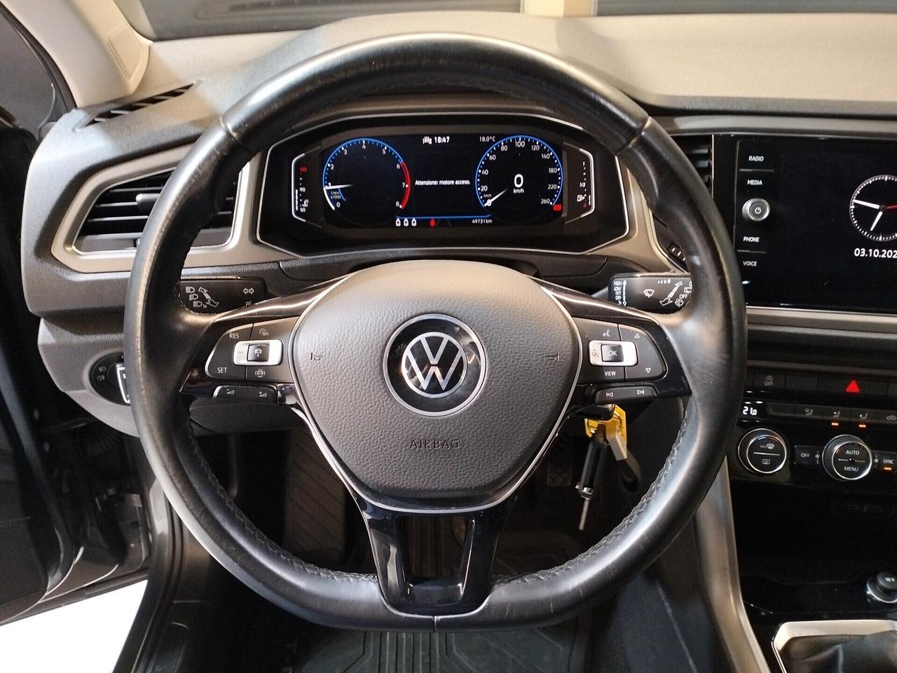 Volkswagen T-Roc 1.0 tsi Style 110cv - NEOPATENTATI