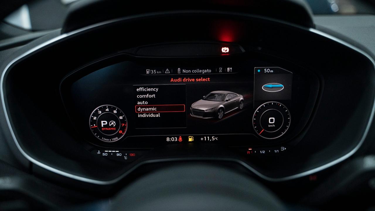 Audi TT COUPE' 1,8 TFSI S LINE TRONIC 19" XENO PELLE VIR