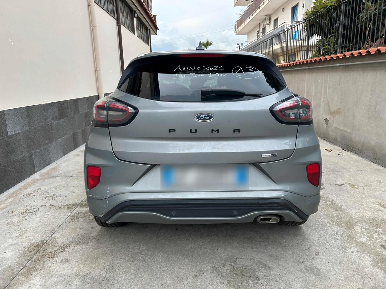 Ford Puma 1.0 EcoBoost 125CV St-Line - 2021 Incidentata