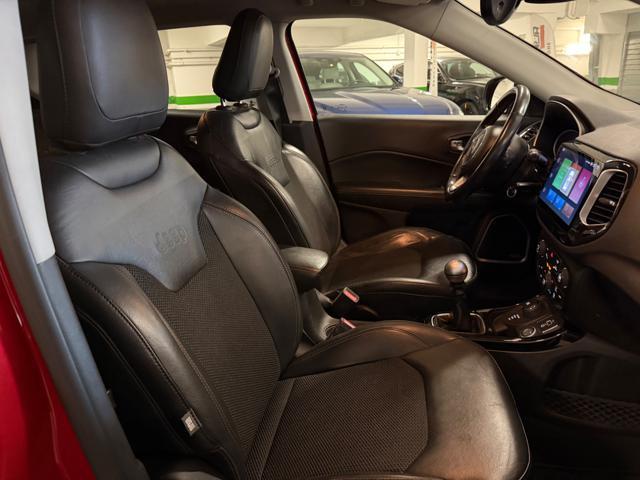 JEEP Compass 2.0 mjt Limited#4wd#140cv#ROSSOPERLA#PELLE#C.LEGA