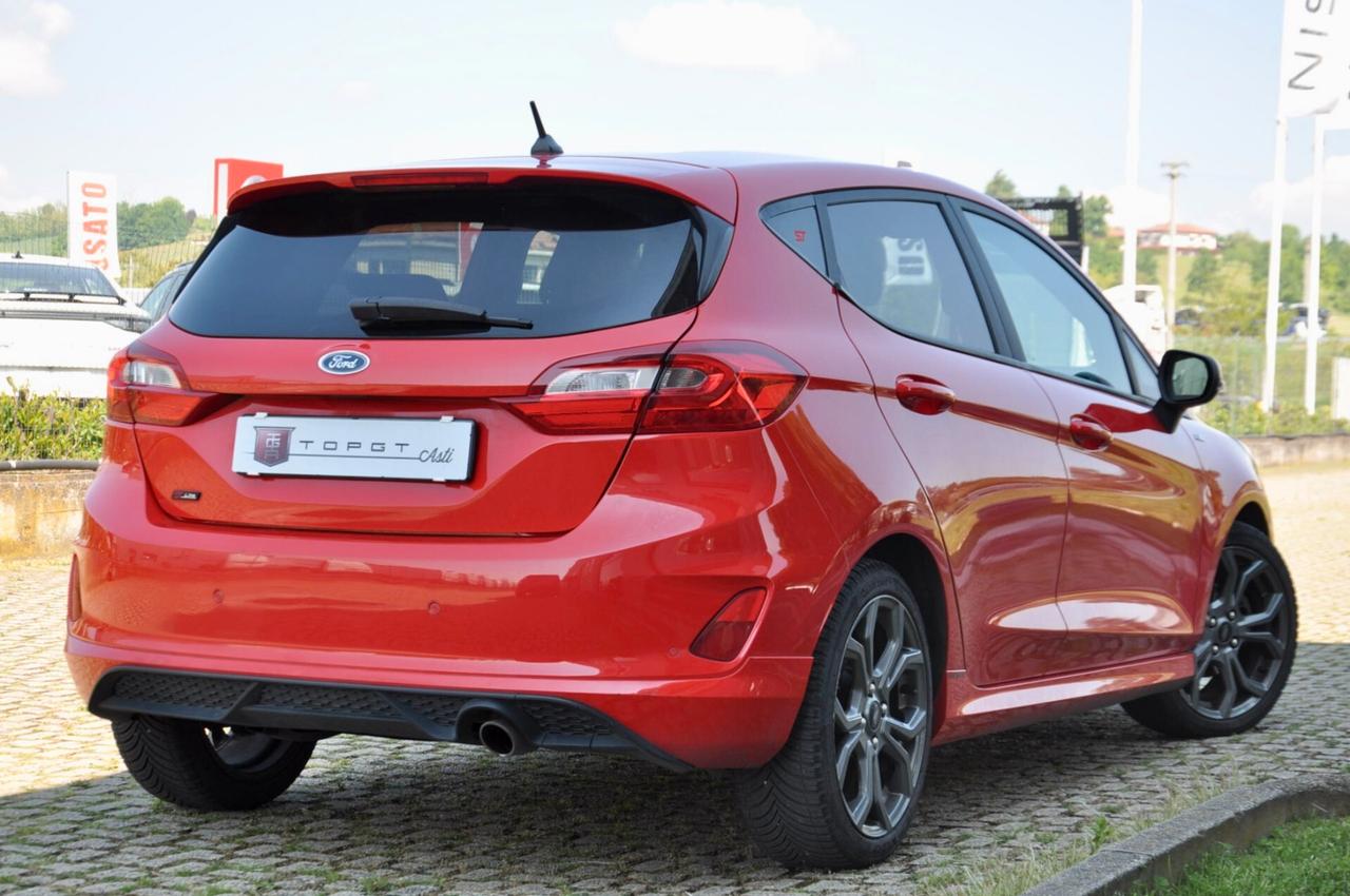 FORD FIESTA 5p 1.0 ECOBOOST ST-LINE 100cv, UNICOPROPRIETARIO, SERVICE FORD, EURO 6D, APPLE ANDROID, 17", PERMUTE