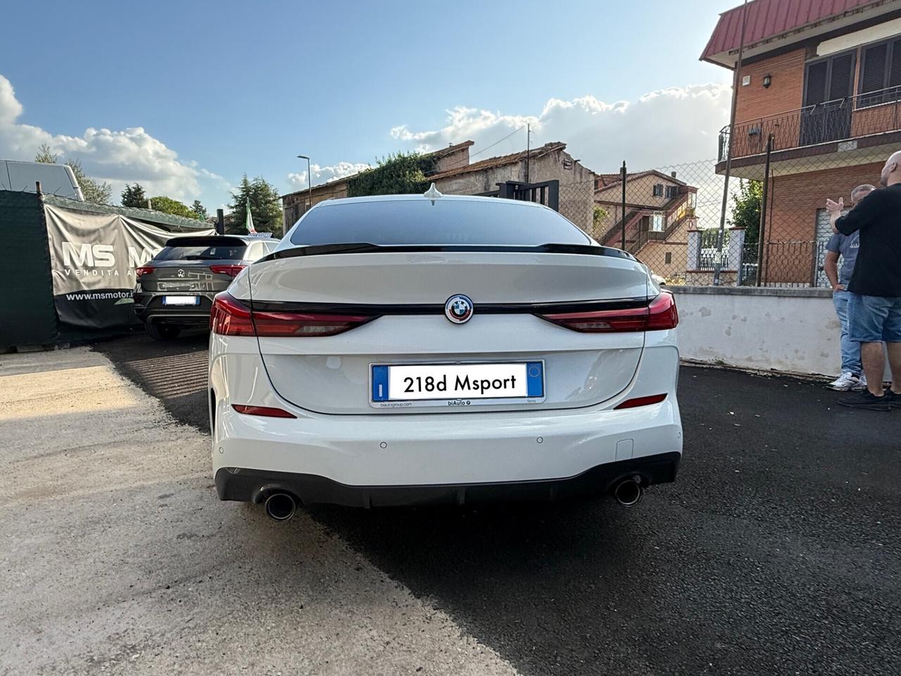 BMW 218d Gran Coupé Msport Finanziabile - Tagliandi omaggio