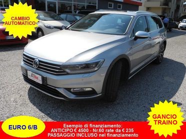 VOLKSWAGEN Passat Alltrack 2.0 TDI 190cv SW 4Motion DSG BMT - GANCIO TRAINO