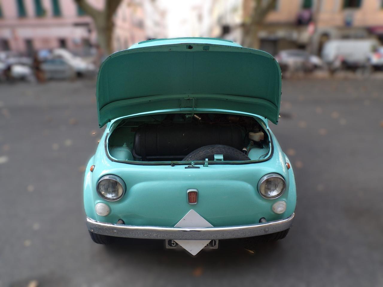 FIAT Autobianchi 500F - GIARDINIERA - ESEMPLARE UNICO - ISCRITTA ASI - LIBRETTO ORIGINALE