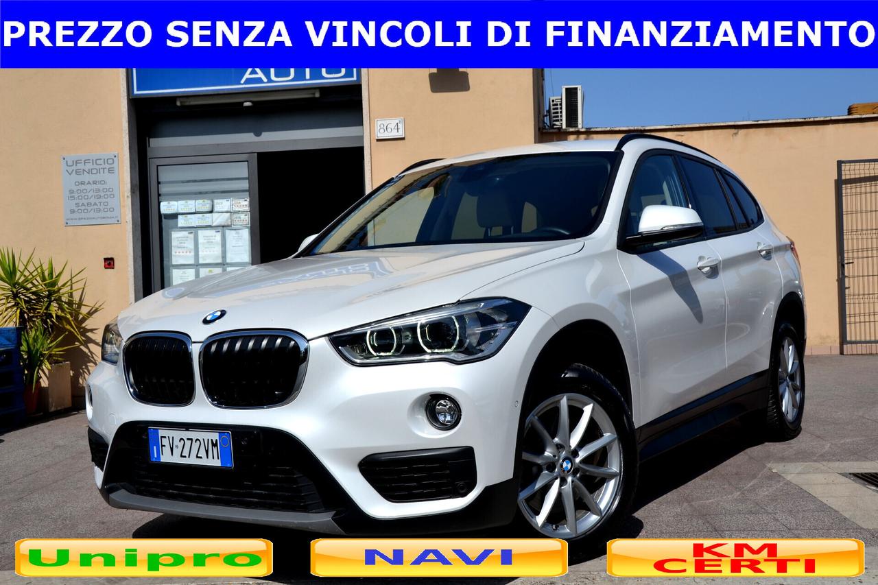 Bmw X1 20D 190CV AUTOM. **PELLE-LED-PDC-NAV**UNIPRO'**