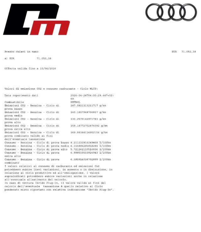 AUDI Q3 SPB TFSI S Line PRONTA CONSEGNA MARRONE MADEIRA
