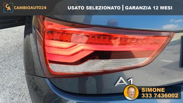 AUDI A1 SPB 1.6 TDI 116 CV Admired+Sline Esterno Cerchi17°