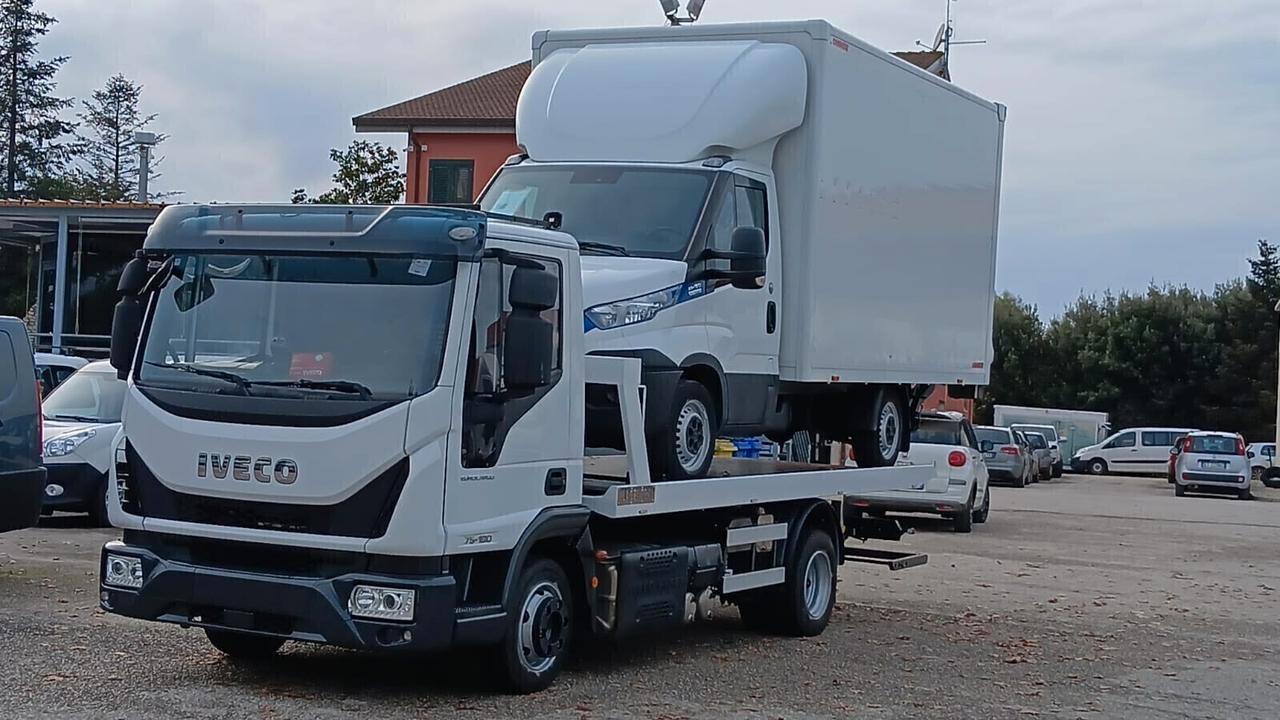 IVECO ML 75E19 - Allestimento Nuovo: Carroattrezzi - Verricello Traslabile con forche posteriori (C67)