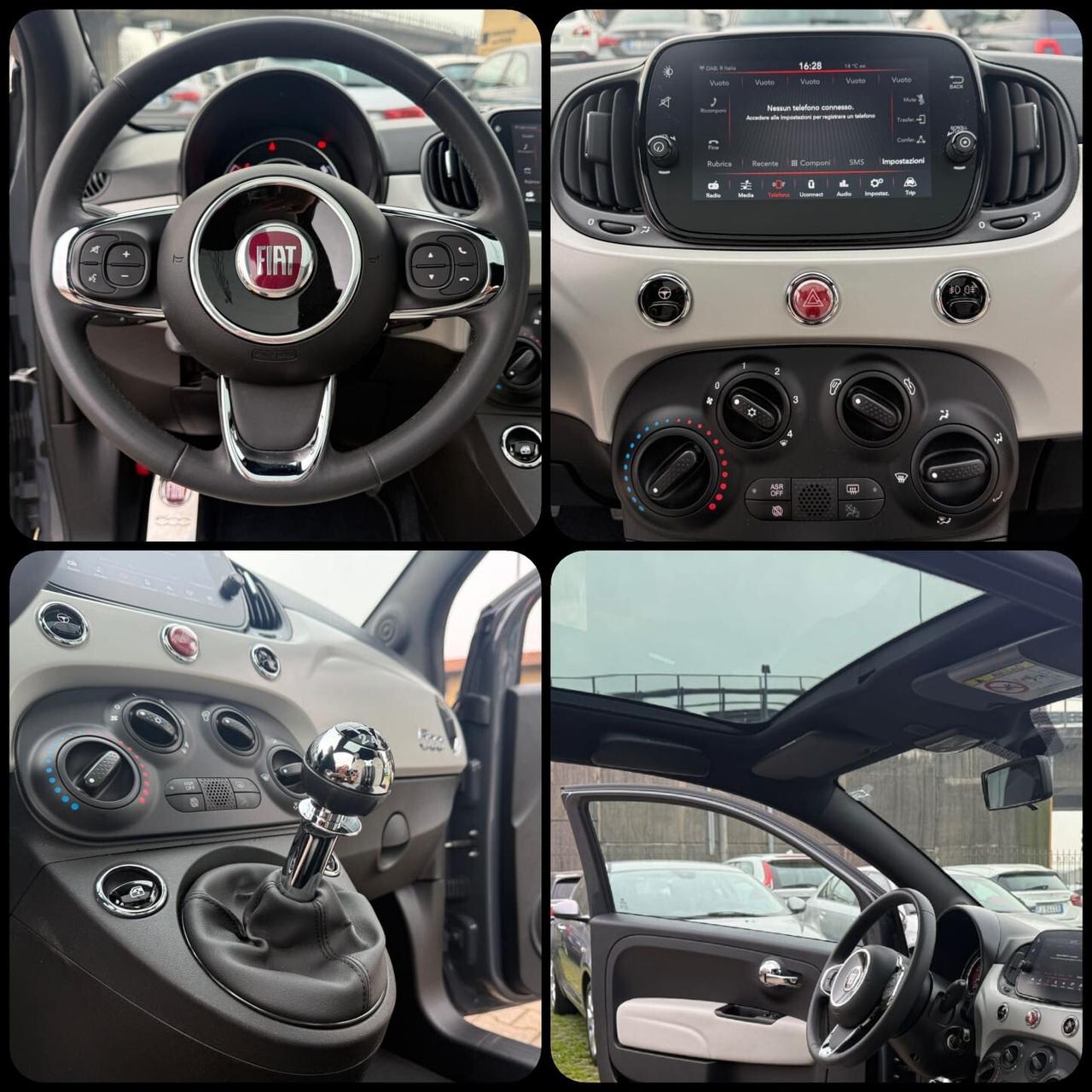 Fiat 500 1.2 Star OK NEOPATENTATI CRUSE TETTO PANORAMICO SENSORI PDC