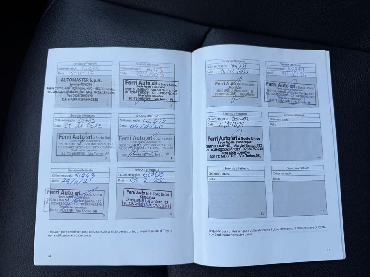 Toyota Prius Prius+ Hybrid km certificati Toyota unico proprietario