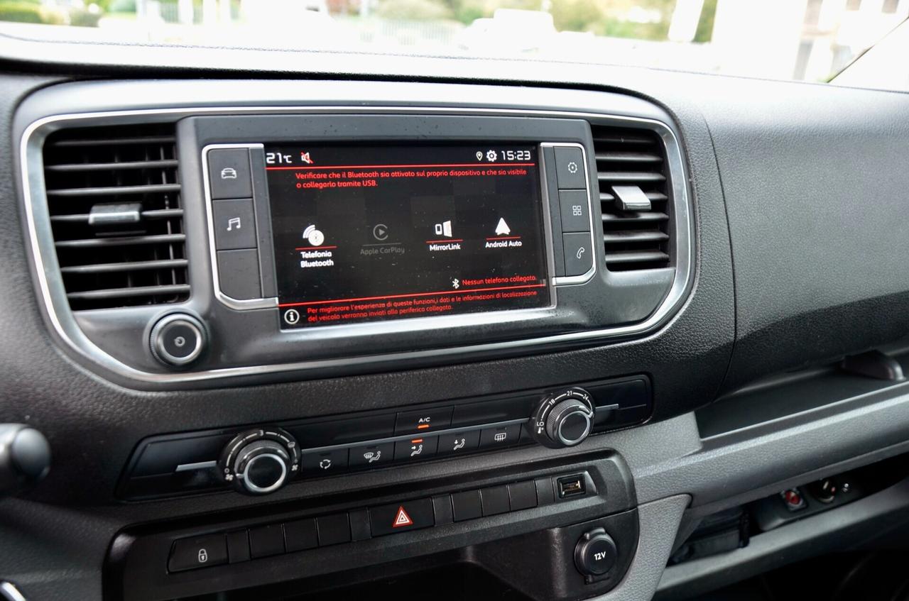 CITROEN JUMPY SPACETOURER 1.5d 120cv PASSO MEDIO, 9 POSTI, VETTURA PRIVATA NO IVA, UFF ITALIANA, SERVICE CITROEN, APPLE ANDROID, PERMUTE