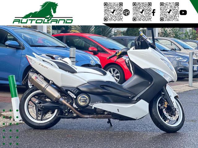 YAMAHA T-Max 500 WhiteMax*Scarico Akrapovic*SellaPelleBicolore