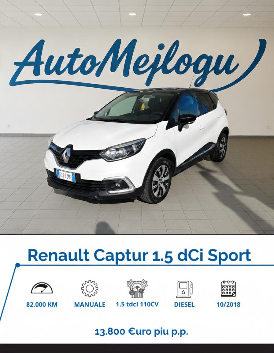 Renault Captur dCi 8V 110 CV Start&Stop Energy Sport Edition