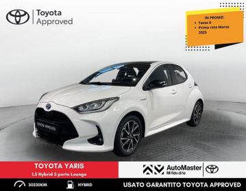 Toyota Yaris 1.5 Hybrid 5 porte Lounge