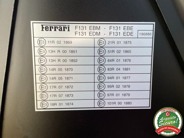 FERRARI F430 Spider F1 (da collezionista, tagliandi uff./cert.)