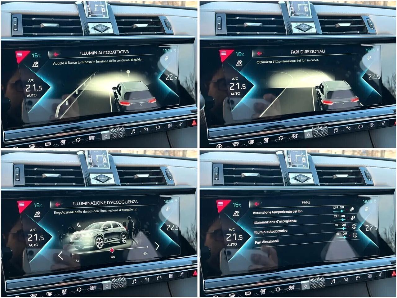 DS Automobiles DS 7 Crossback 1.6 E-Tense 300cv PHEV aut.8 4X4 E6D Ligne Noire