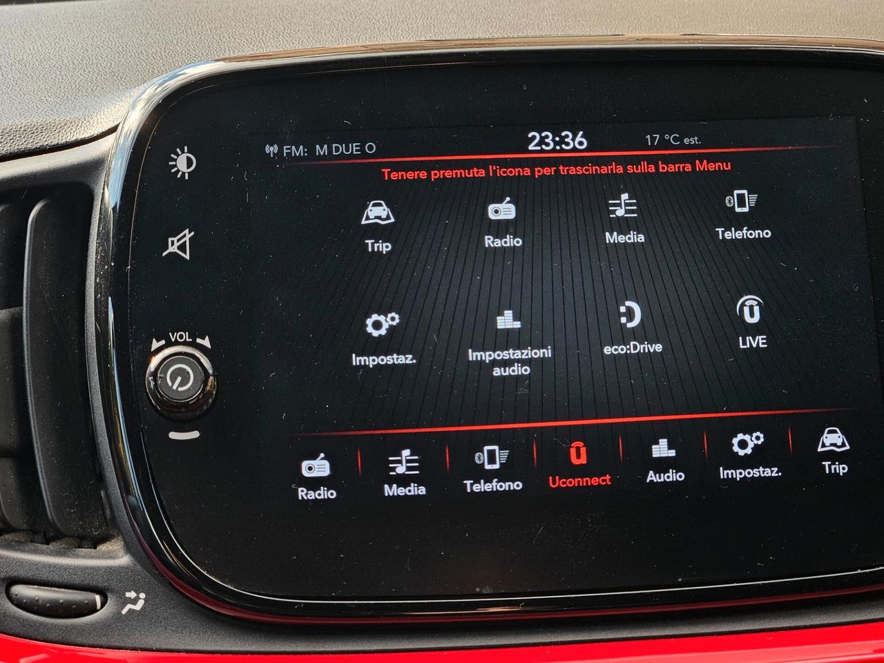 FIAT 500 1000 LOUNGE 66200 CHILOMETRI CERTIFICATI