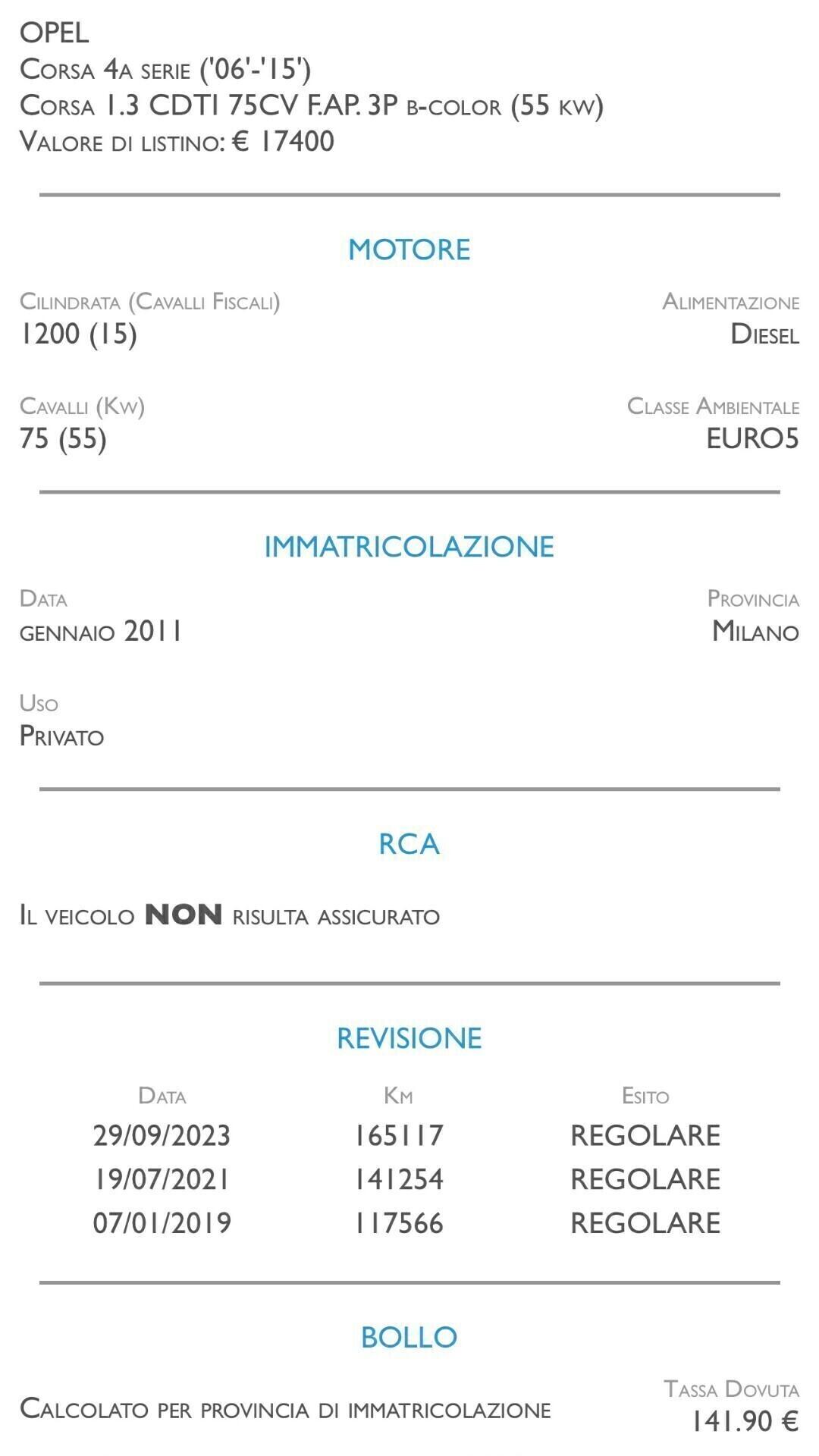 Opel Corsa 1.3 CDTI 75CV F.AP. 3 porte Elective - NEOPATENTATI