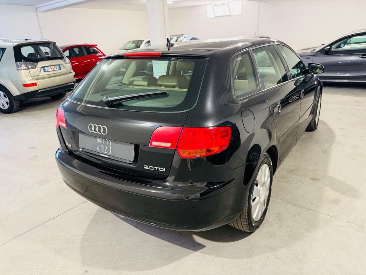 Audi A3 SPB 2.0 16V TDI Ambition*PELLE*NAVI*MANUALE*
