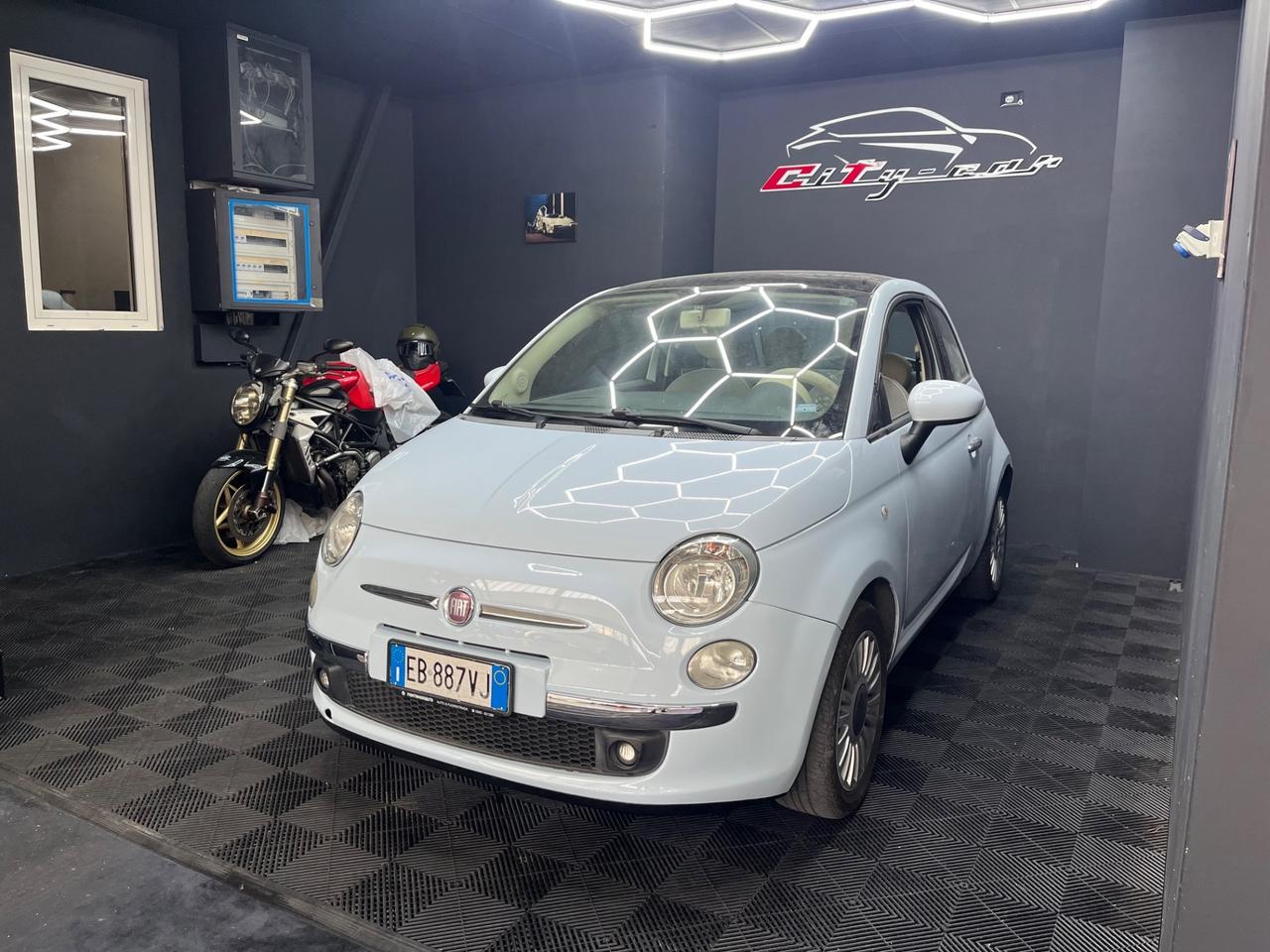 Fiat 500 1.2 Benzina (69 CV) – 2010 – Azzurro Chiaro