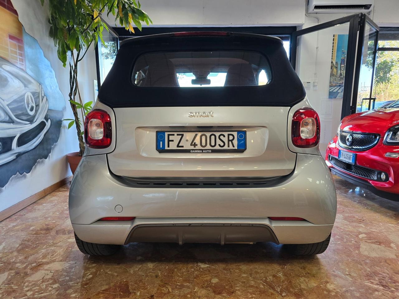 SMART FORTWO 1.0 71CV TWINAMIC SUPERPASSION CABRIO ARGENTO MET PELLE CARTIER COME NUOVA FATTURABILE IVA ESPOSTA OK NEOPATENTATI