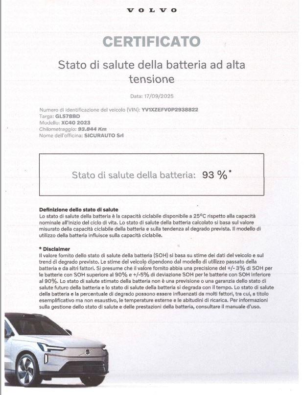 VOLVO Xc40 Recharge Pure Electric Core