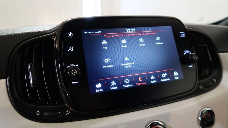 FIAT 500 Hybrid 1.0 70cv Ibrido Club # FENDI-CLIMA AUTOM-SENSORI PARCK #