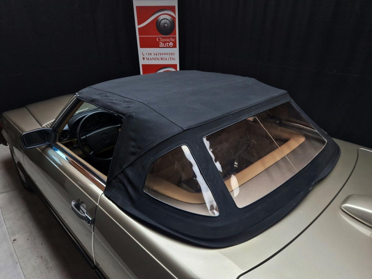 Mercedes-benz SL 560 anno 1987 certificata ASI con CRS