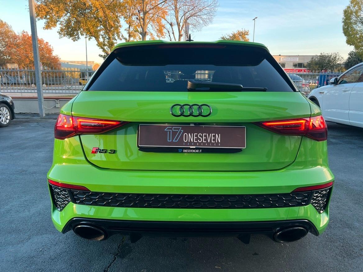 Audi A3 RS 3 SPB TFSI quattro S tronic Freni Carboceramica+Tetto FULL