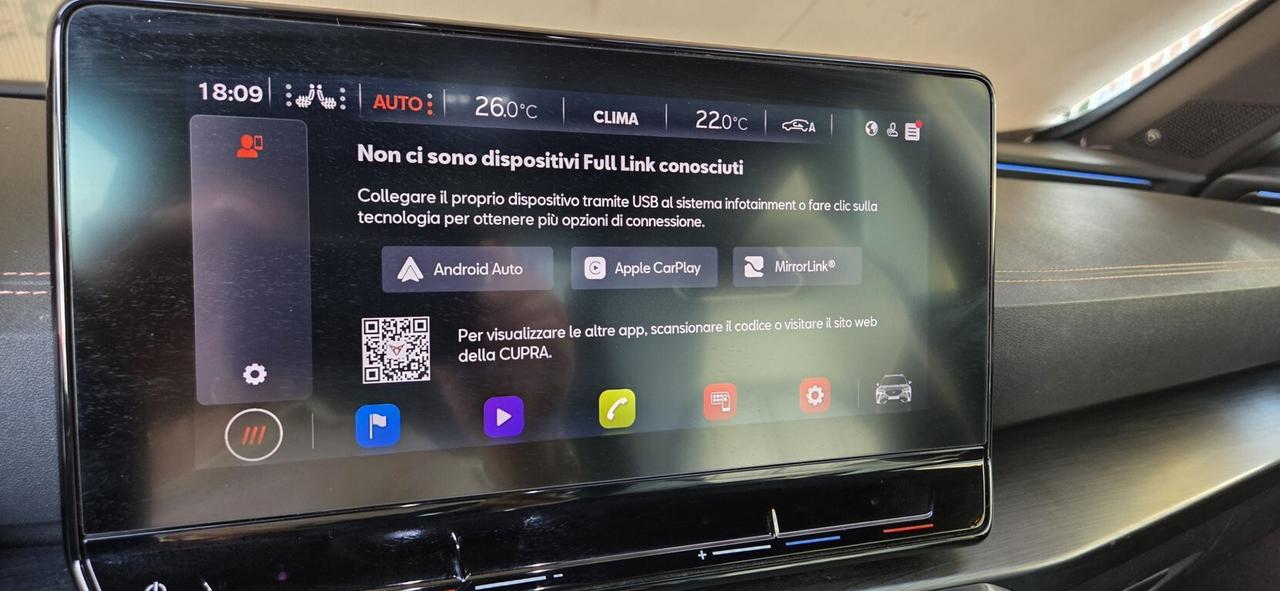 Cupra Formentor 2.0 TSI 4Drive DSG 190 CV KM. 44.000 -UNICO PROPRIETARIO!