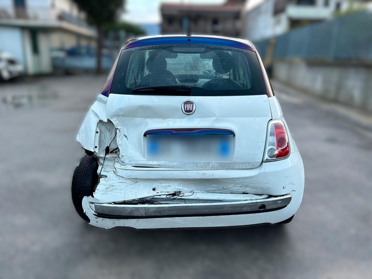 Fiat 500 1.2 Benzina/GPL - 2009 Incidentata