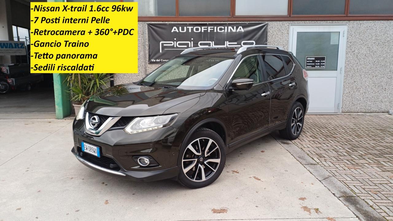 Nissan X-Trail 1.6 dCi 2WD Ac Prem 7posti Gancio Traino