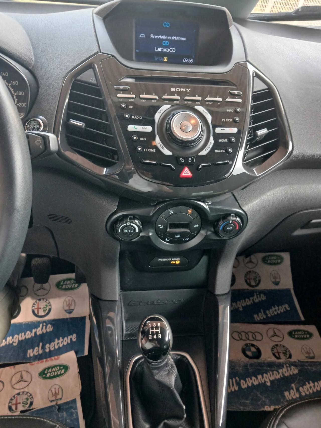 Ford EcoSport 1.5 TDCi 95 CV Titanium KM 119000 PELLE NAVI SENSORI GARANZIA
