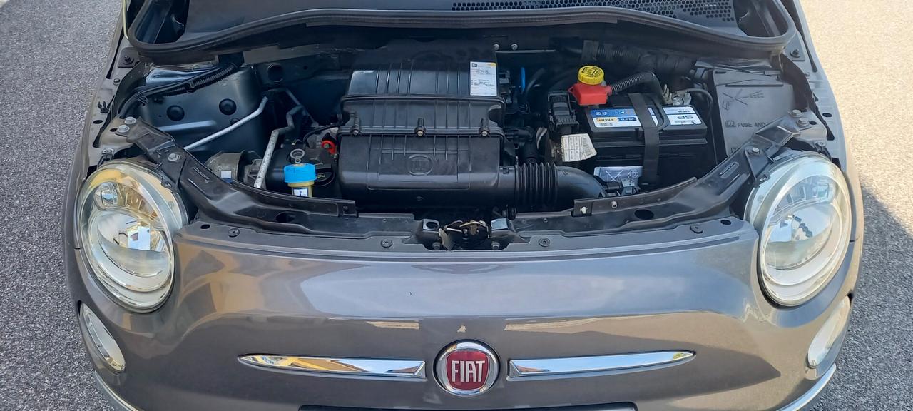 Fiat 500 1.2 Benzina Modello Lounge Totalmente Revisionata e Tagliandata SOLO 90.450 KM. Euro 6B anche per Neopatentati.