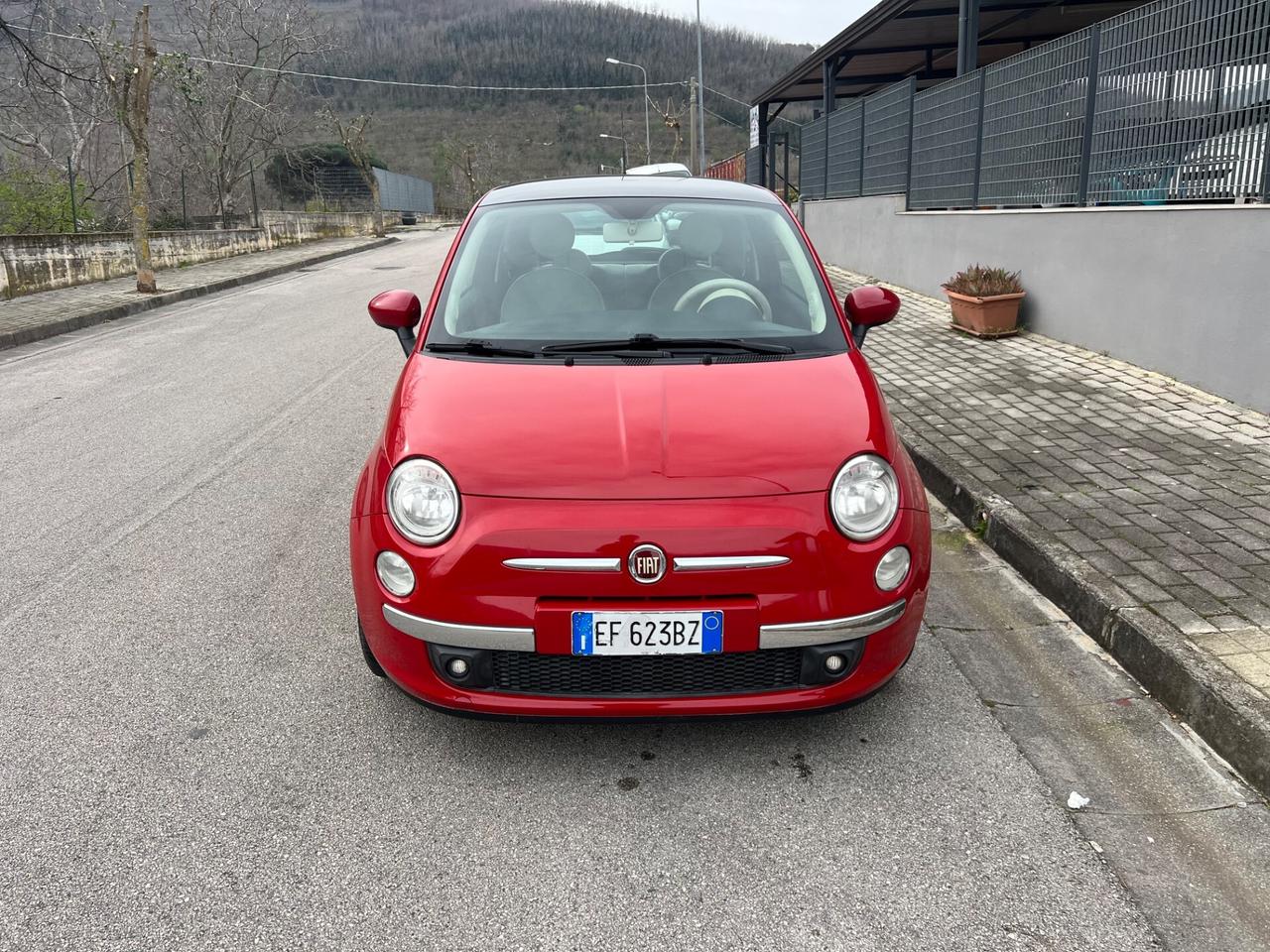 Fiat 500 1.2 benzina 69cv Lounge 2010 tetto