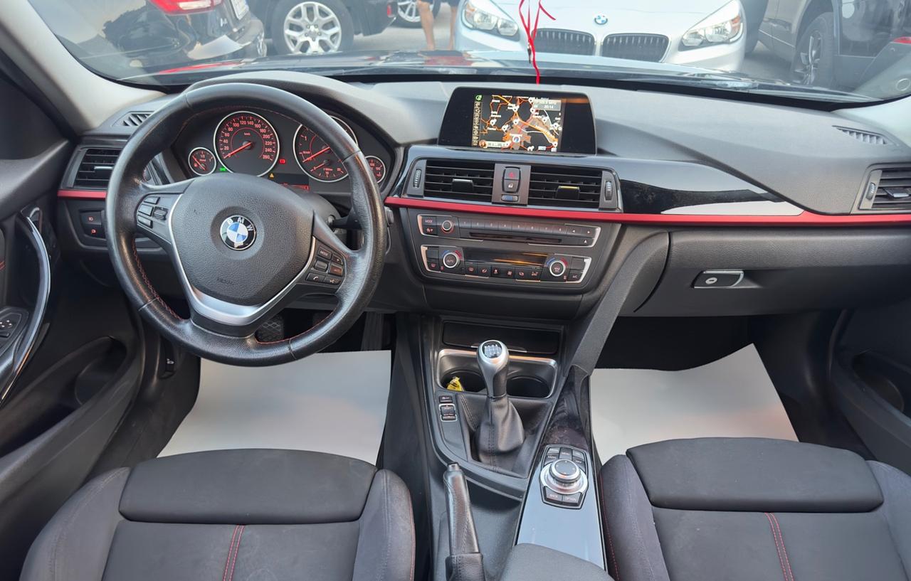 Bmw 316 316d Msport berlina led cerchi 17 navi sensori di parcheggio