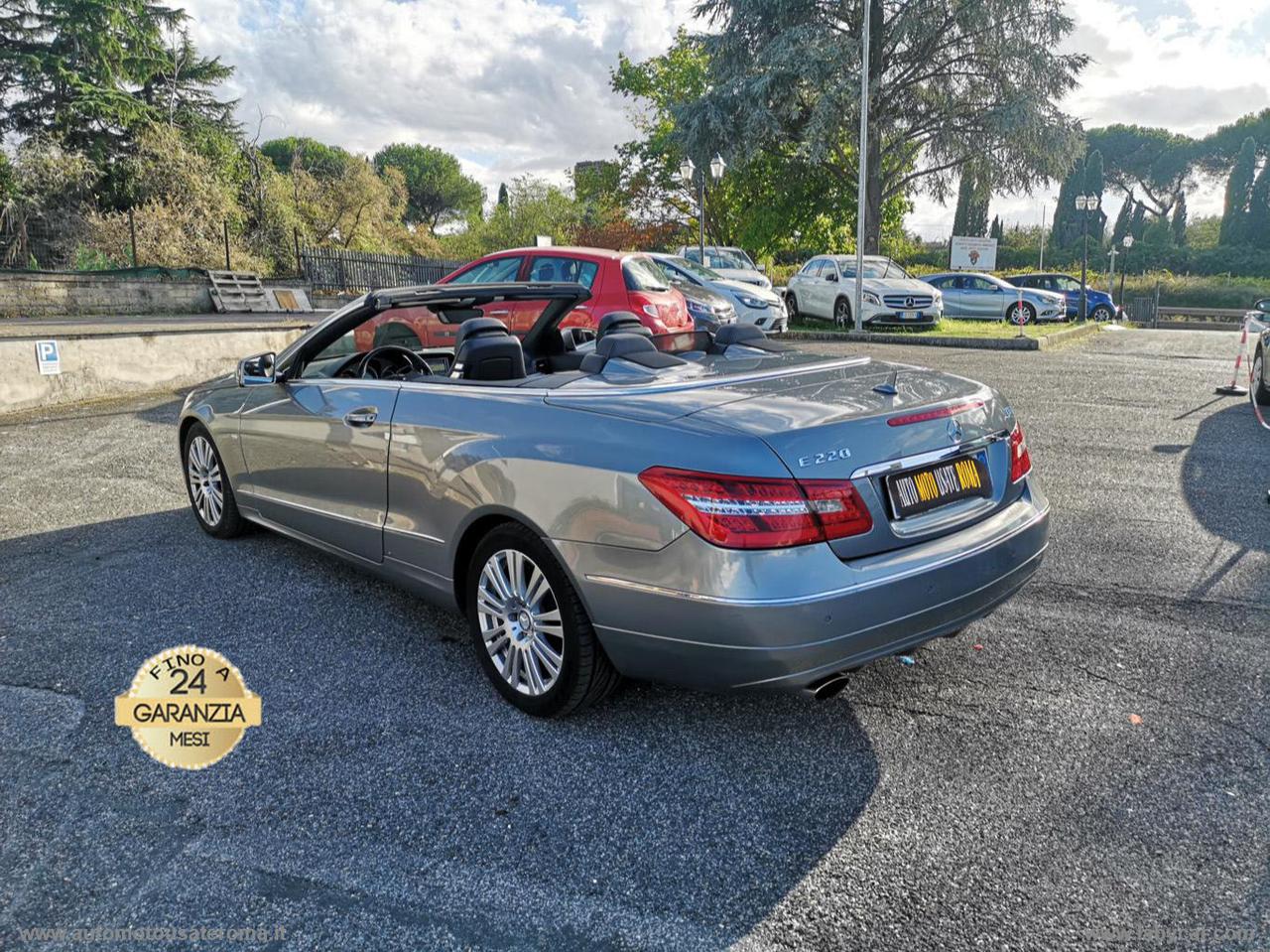 MERCEDES-BENZ E 220 CDI Cabrio BlueEFF. Avantgarde PROMO WEB
