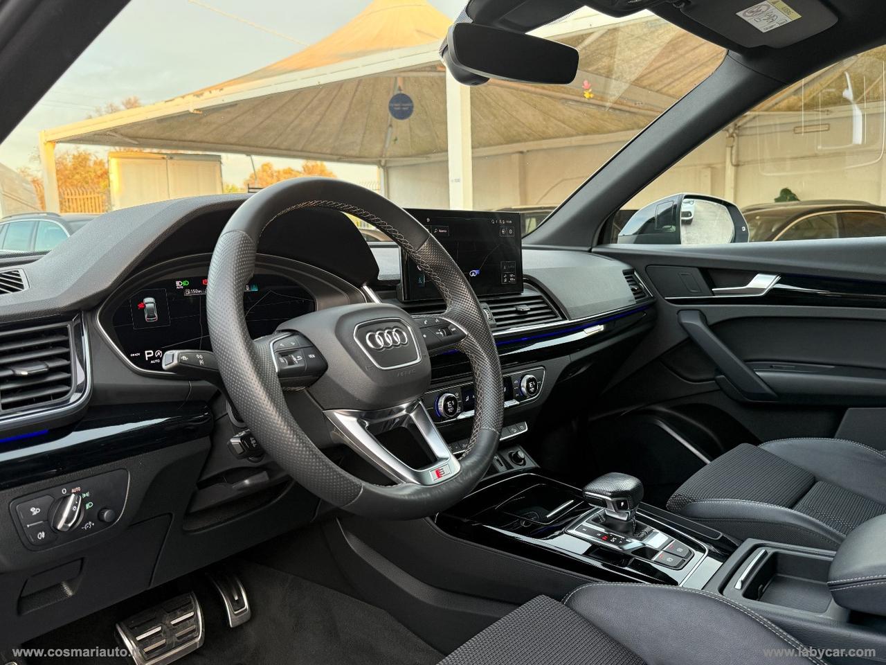 AUDI Q5 SPORTBACK SPB 40 TDI QUATTRO S TRONIC S LINE PLUS IDENTITY BLACK, FARI MATRIX, LUCI AMBIENTE, CARPLAY,