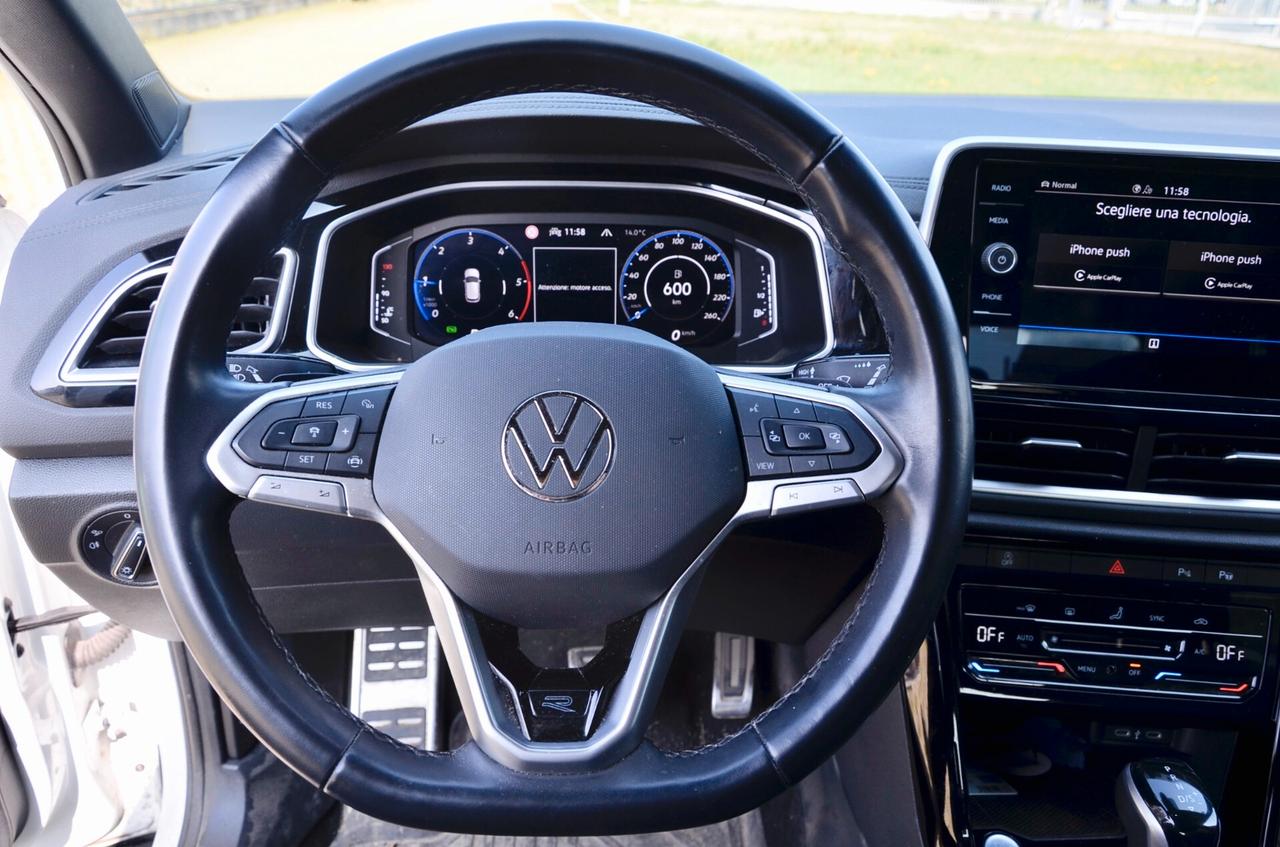 VOLKSWAGEN T-ROC 2.0 TDI R-LINE 4MOTION 150cv DSG, GARANZIA UFF VW, UNICOPROPRIETARIO, SERVICE VW, UFF ITALIANA, IQ LED, PERMUTE