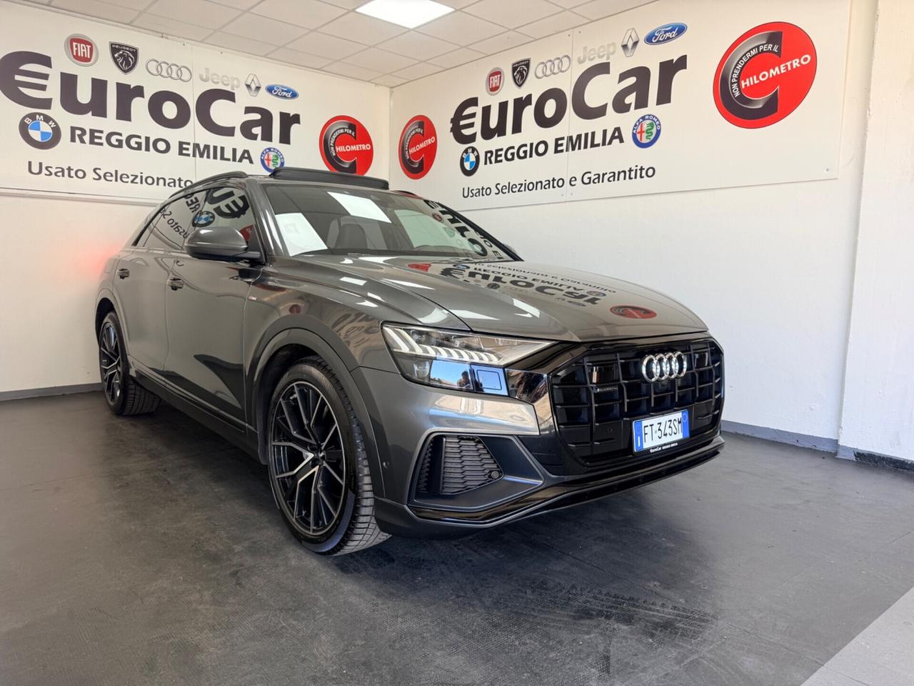 Audi Q8 50 TDI 286 CV MHEV QUATTRO TIPTRONIC SLINE PLUS 03/2019 EURO 6B TETTO VENTILATI 4 RUOTE STERZANTI
