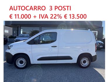 PEUGEOT PARTNER 1500 HDI 100 CV 3 POSTI