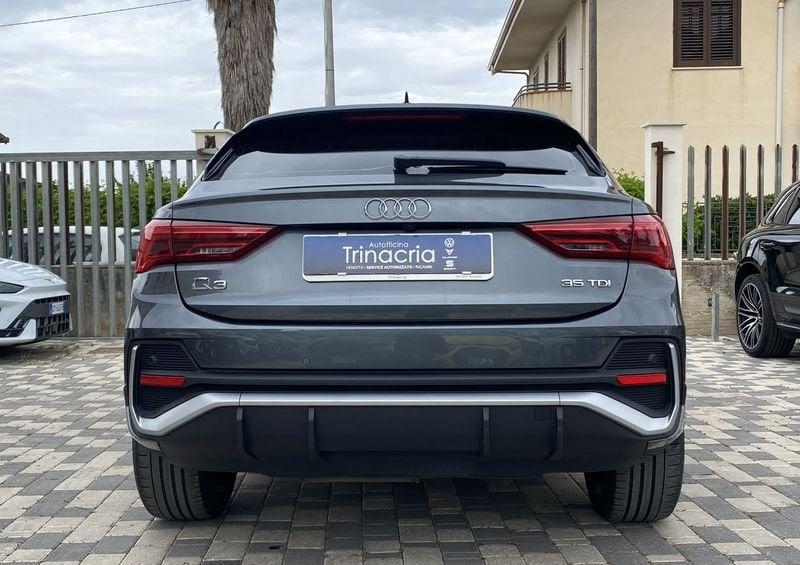 Audi Q3 Sportback S Line interno ed esterno 2.0 TDI 150CV s-tronic 35