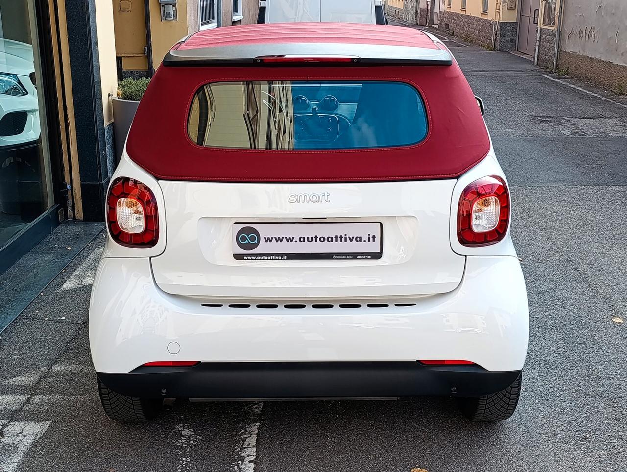 Smart ForTwo 70 1.0 twinamic cabrio Capote Rossa