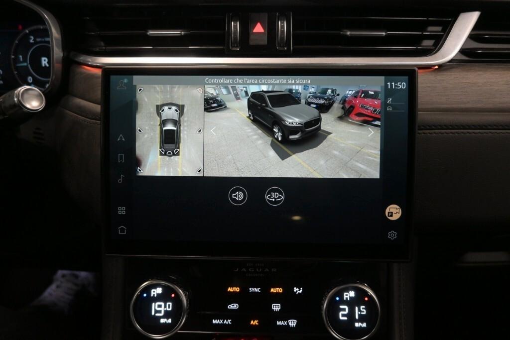 JAGUAR F-PACE 2.0D 163CV AUTOM. AWD S ( FARI LED PREMIUM - TETTO PANORAMICO APR. - PELLE - MIRROR - PDC - TELECAMERA 360 - CERCHI 18 )