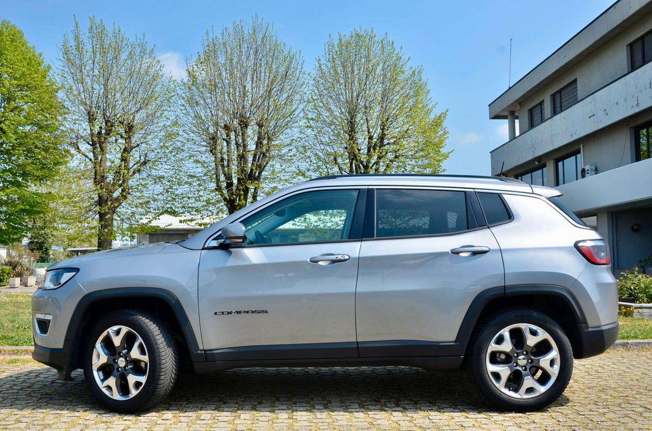 JEEP COMPASS 2.0 MJT LIMITED 4wd 140cv AUTO, UFF ITALIANA, SERVICE CON FATTURE, EURO 6B, PERMUTE