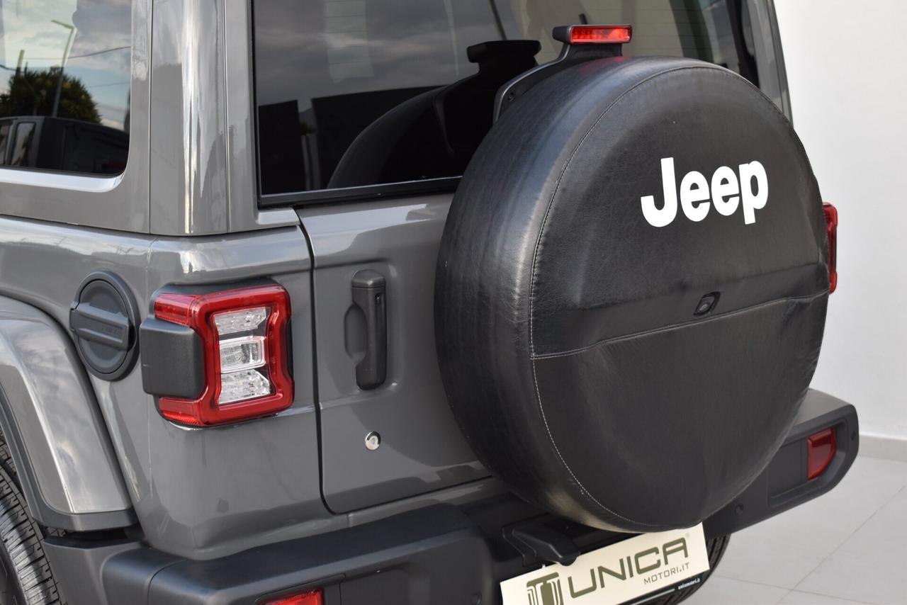 Jeep Wrangler Unlimited 2.2 Mjt 200 CV II SAHARA ITALIANA GOMME NUOVE