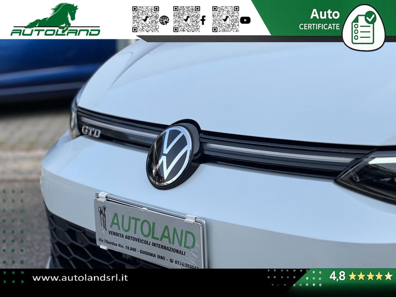 Volkswagen Golf GTD 2.0 tdi GTD 200cv dsg Tetto*DDC*IQ LIGHT*FULL