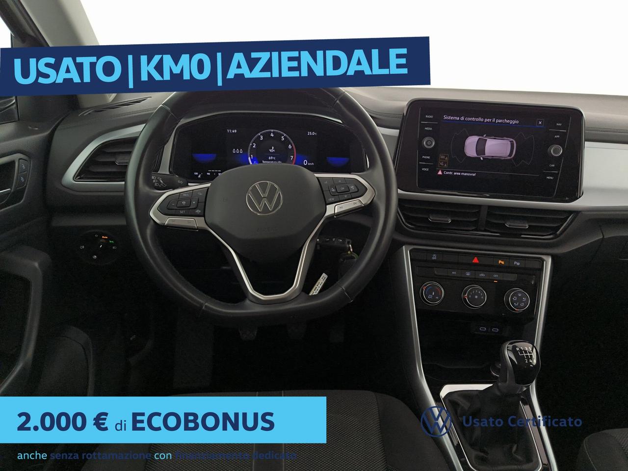 Volkswagen T-Roc 1.0 tsi life 110cv
