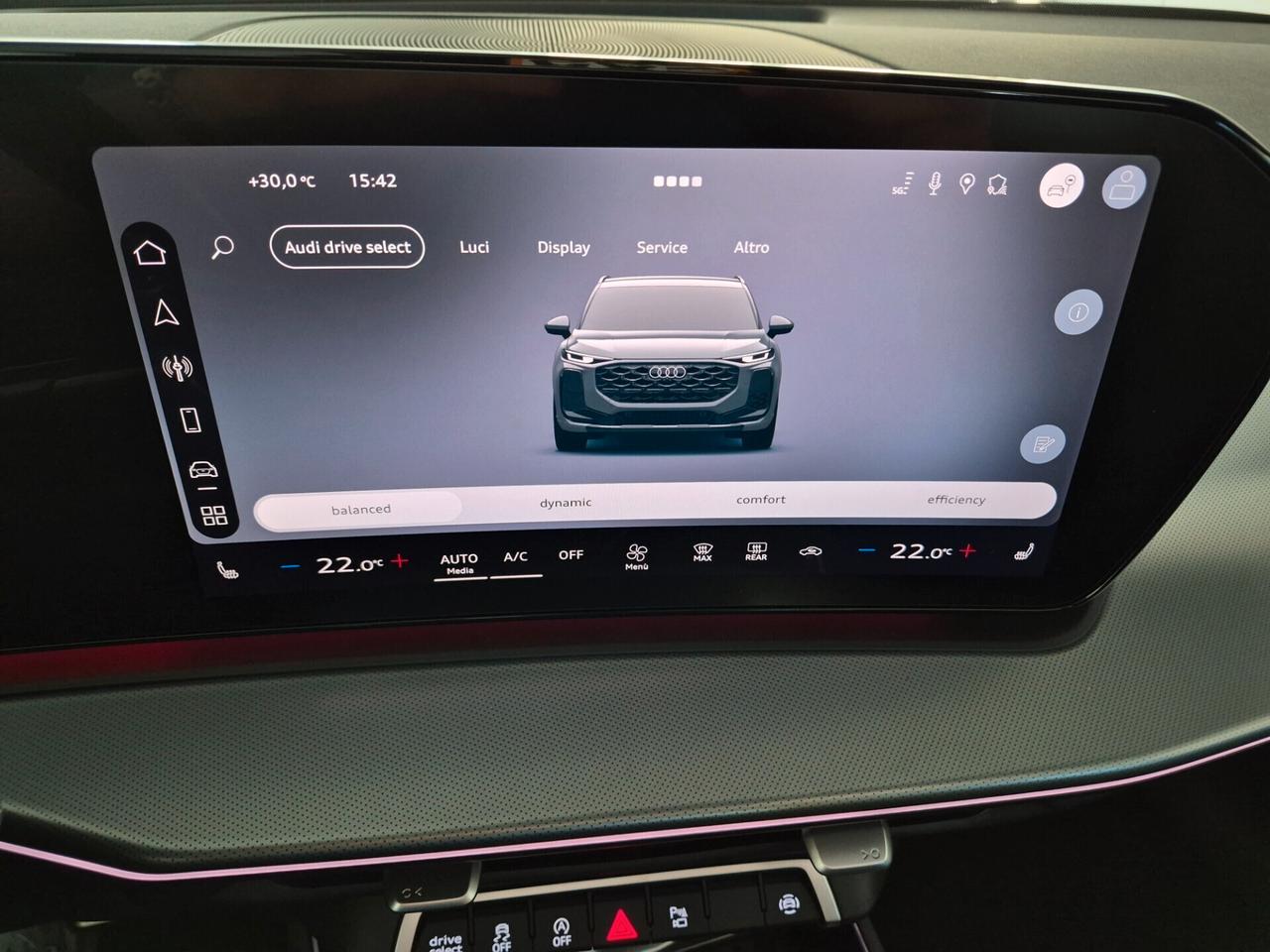 Audi Q3 1.5 TFSI MHEV S LINE EDITION S-TRONIC TETTO PANORAMICO APRIBILE APPLE CAR PLAY/ANDROID AUTO ACC LUCI AMBIENTE PLUS